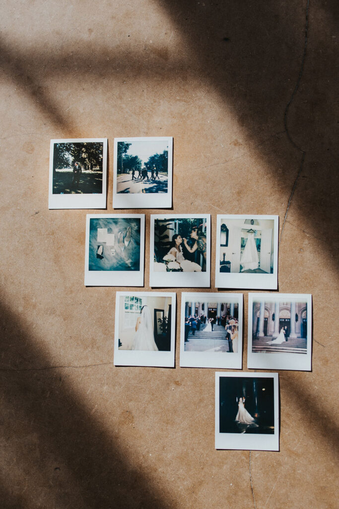 wedding vintage Polaroids 