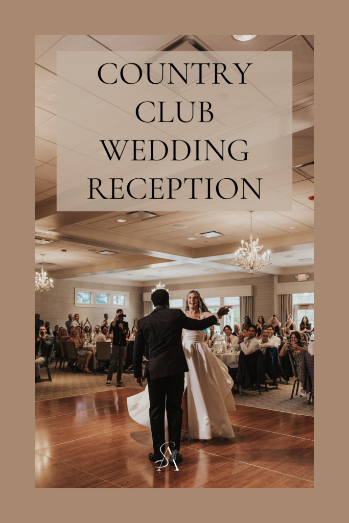 country club wedding reception